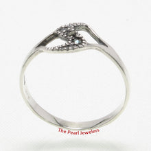 Load image into Gallery viewer, “S” Design Sterling Silver Marcasite Ring