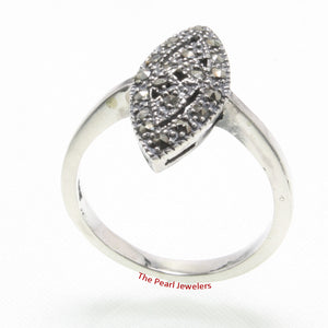 9305191-Beautiful-Eye-Shape-Sterling-Silver-Studded-Marcasite-Cocktail-Ring