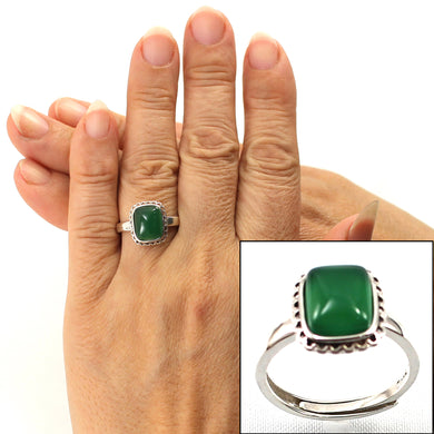 9310103-Hand-Crafted-Sterling-Silver-Green-Agate-Solitaire-Ring