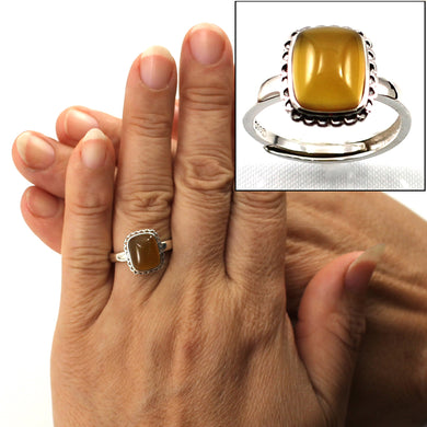 9310104-Hand-Crafted-Sterling-Silver-Yellow-Agate-Solitaire-Ring