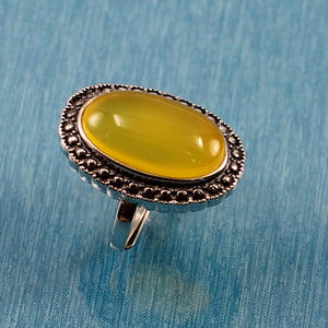 9310114-Hand-Crafted-Sterling-Silver-Yellow-Agate-Solitaire-Ring