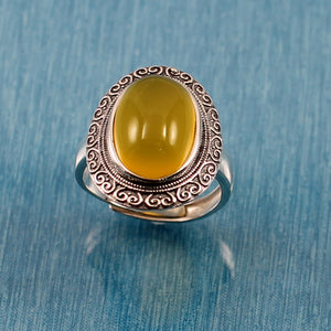 9310124-Hand-Crafted-Sterling-Silver-Honey-Agate-Solitaire-Ring