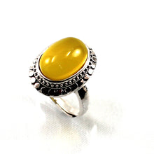 Load image into Gallery viewer, 9310134-Honey-Agate-Hand-Crafted-Sterling-Silver-Solitaire-Ring