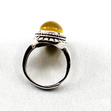 Load image into Gallery viewer, 9310134-Honey-Agate-Hand-Crafted-Sterling-Silver-Solitaire-Ring