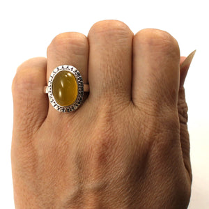 9310134-Honey-Agate-Hand-Crafted-Sterling-Silver-Solitaire-Ring