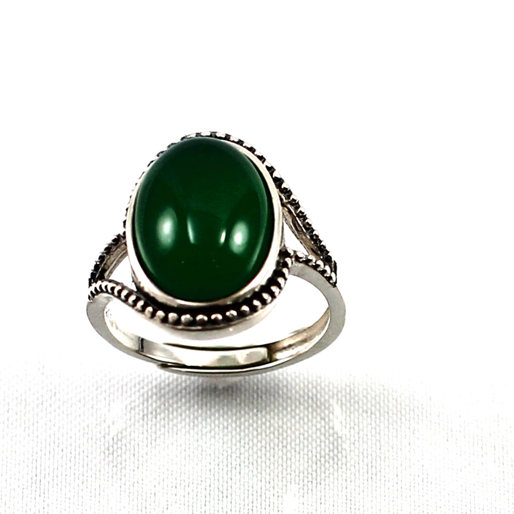 9310143-Hand-Crafted-Sterling-Silver-Green-Agate-Solitaire-Ring