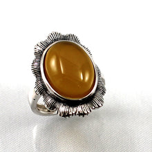 Load image into Gallery viewer, 9310164-Yellow-Agate-Sterling-Silver-Hand-Crafted-Solitaire-Ring