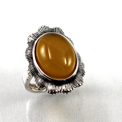 Yellow-Agate-Sterling-Silver-Hand-Crafted-Solitaire-Ring