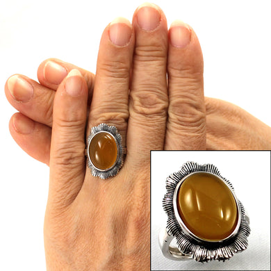 9310164-Yellow-Agate-Sterling-Silver-Hand-Crafted-Solitaire-Ring