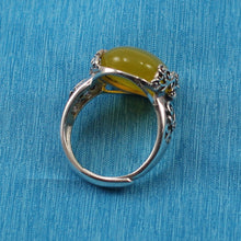 Load image into Gallery viewer, 9310194-Yellow-Agate-Sterling-Silver-Hand-Crafted-Solitaire-Ring