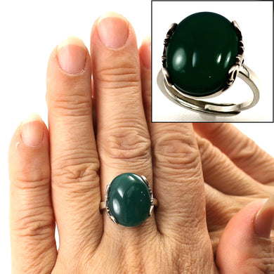 9310603-Green-Agate-Gemstone-925-Sterling-Silver-Solitaire-Ring
