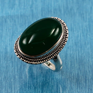 9310613-Sterling-Silver-Green-Agate-Gemstone-Solitaire-Ring