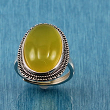 Load image into Gallery viewer, 9310604-Yellow-Agate-Gemstone-925-Sterling-Silver-Solitaire-Ring