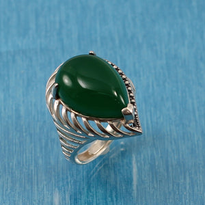 9310623-Solid-Sterling-Silver-Green-Agate-Gemstone-Solitaire-Ring