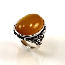 Load image into Gallery viewer, 9310654-Adjustable-Ring-Size-Crafted-Solid-Sterling-Silver-Honey-Agate