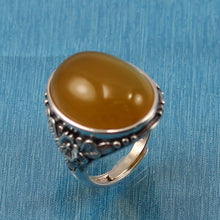 Load image into Gallery viewer, 9310654-Adjustable-Ring-Size-Crafted-Solid-Sterling-Silver-Honey-Agate