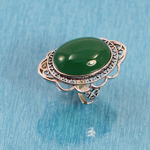 9310673-Green-Agate-Solid-Sterling-Silver-Antique-Style-Solitaire-Ring