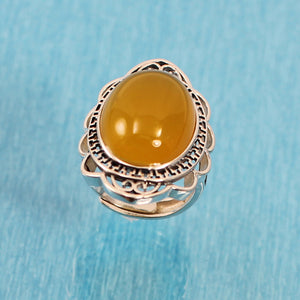 9310674-Honey-Agate-Solid-Sterling-Silver-Antique-Style-Solitaire-Ring