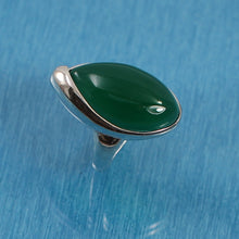 Load image into Gallery viewer, 9310683-Green-Agate-Solid-Sterling-Silver-Antique-Style-Solitaire-Ring