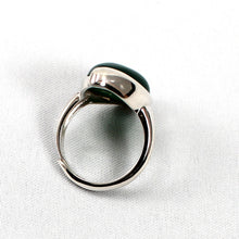 Load image into Gallery viewer, 9310683-Green-Agate-Solid-Sterling-Silver-Antique-Style-Solitaire-Ring