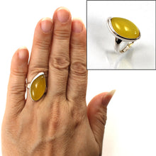 Load image into Gallery viewer, 9310684-Honey-Agate-Solid-Sterling-Silver-Antique-Style-Solitaire-Ring