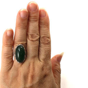 9310693-Green-Agate-Solid-Sterling-Silver-Antique-Style-Solitaire-Ring