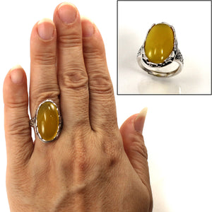 9310694-Honey-Agate-Solid-Sterling-Silver-Antique-Style-Solitaire-Ring