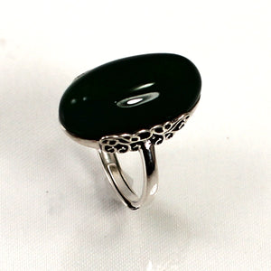 9310703-Green-Agate-Solid-Sterling-Silver-Antique-Style-Solitaire-Ring