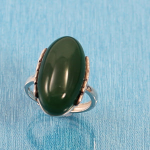 9310703-Green-Agate-Solid-Sterling-Silver-Antique-Style-Solitaire-Ring