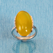 Load image into Gallery viewer, 9310704-Antique-Style-Solitaire-Ring-Honey-Agate-Solid-Sterling-Silver