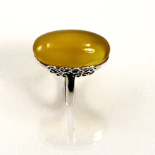 Load image into Gallery viewer, 9310704-Antique-Style-Solitaire-Ring-Honey-Agate-Solid-Sterling-Silver