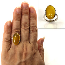 Load image into Gallery viewer, 9310704-Antique-Style-Solitaire-Ring-Honey-Agate-Solid-Sterling-Silver