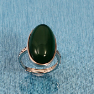 9310713-Antique-Style-Solitaire-Ring-Green-Agate-Solid-Sterling-Silver
