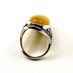 9310754-Solitaire-Ring-Adjustable-Size-Sterling-Silver-Honey-Agate