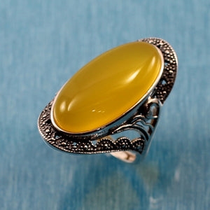 9310754-Solitaire-Ring-Adjustable-Size-Sterling-Silver-Honey-Agate