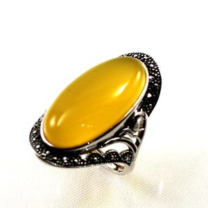 9310754-Solitaire-Ring-Adjustable-Size-Sterling-Silver-Honey-Agate