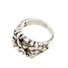 Load image into Gallery viewer, 9320013-Solid-925-Sterling-Silver-Real-Nugget-Ring