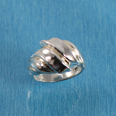 14k Yellow Gold & Sterling Silver Band Ring