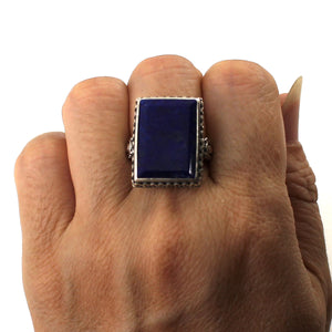9320053-Solid-Sterling-Silver-Natural-Blue-Lapis-Lazuli-Solitaire-Ring