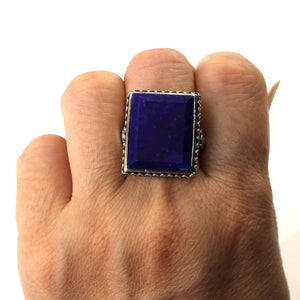9320056-Solid-Sterling-Silver-Natural-Blue-Lapis-Lazuli-Solitaire-Ring