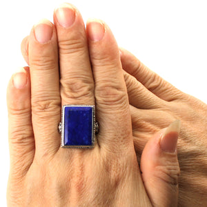 9320062-Solid-Sterling-Silver-Natural-Blue-Lapis-Lazuli-Solitaire-Ring