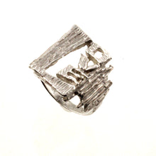 Load image into Gallery viewer, Sterling Silver Handmade Love Solitaire Ring