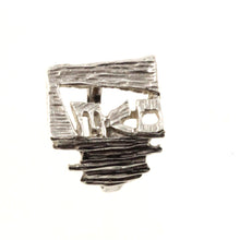 Load image into Gallery viewer, Sterling Silver Handmade Love Solitaire Ring