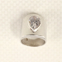 Load image into Gallery viewer, 9320190-Solid-Sterling-Silver-925-Handmade-Cubic-Zirconia-Solitaire-Ring