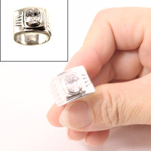 Load image into Gallery viewer, 9320200-Solid-Sterling-Silver-925-Handmade-Cubic-Zirconia-Solitaire-Ring