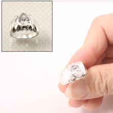 Load image into Gallery viewer, 9320210-Solid-Sterling-Silver-925-Handmade-Cubic-Zirconia-Solitaire-Ring