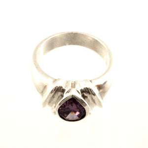 9320211-Solid-Sterling-Silver-925-Handmade-Pear-Amethyst-Solitaire-Ring