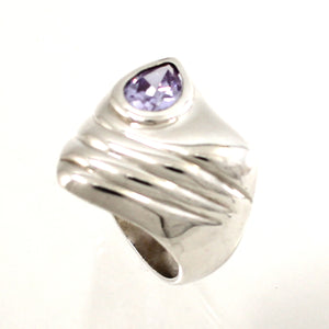 9320251-Solid-Sterling-Silver-925-Pear-Cut-Amethyst-Solitaire-Ring