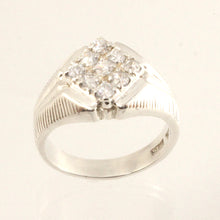 Load image into Gallery viewer, 9320280-Solid-Sterling-Silver-925-Cubic-Zirconia-Cocktail-Ring