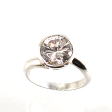 Load image into Gallery viewer, 9320290-Solid-Sterling-Silver-925-Cubic-Zirconia-Solitaire-Ring